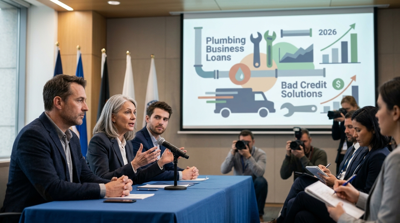 Illustration: Securing Plumbing Business Loans with Bad Credit in 2026